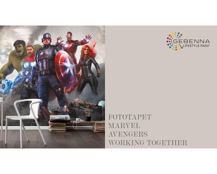Fototapet Marvel Avengers Working together